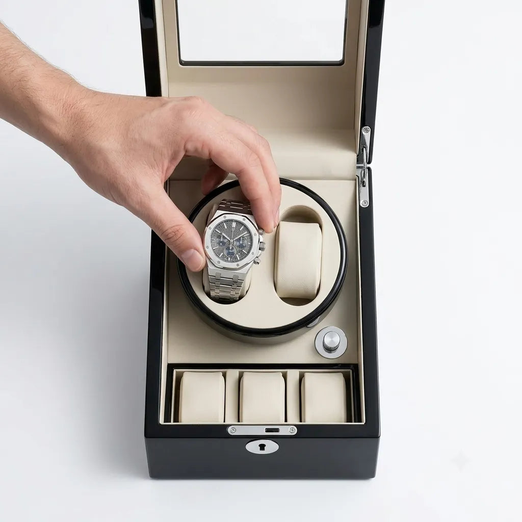 Coffret Remontoir – Pourpre Genève